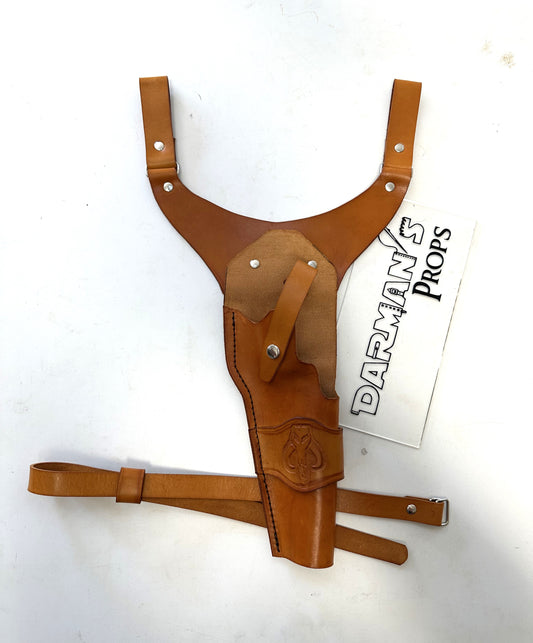 Cad Bane Cowboy Style y Drop holster w/ Mythosaur Skull Stamp