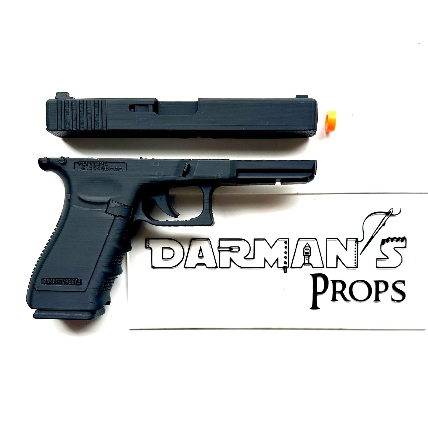 Glock 17, 19, 26 frame Single drop leg holster Deadpool Style