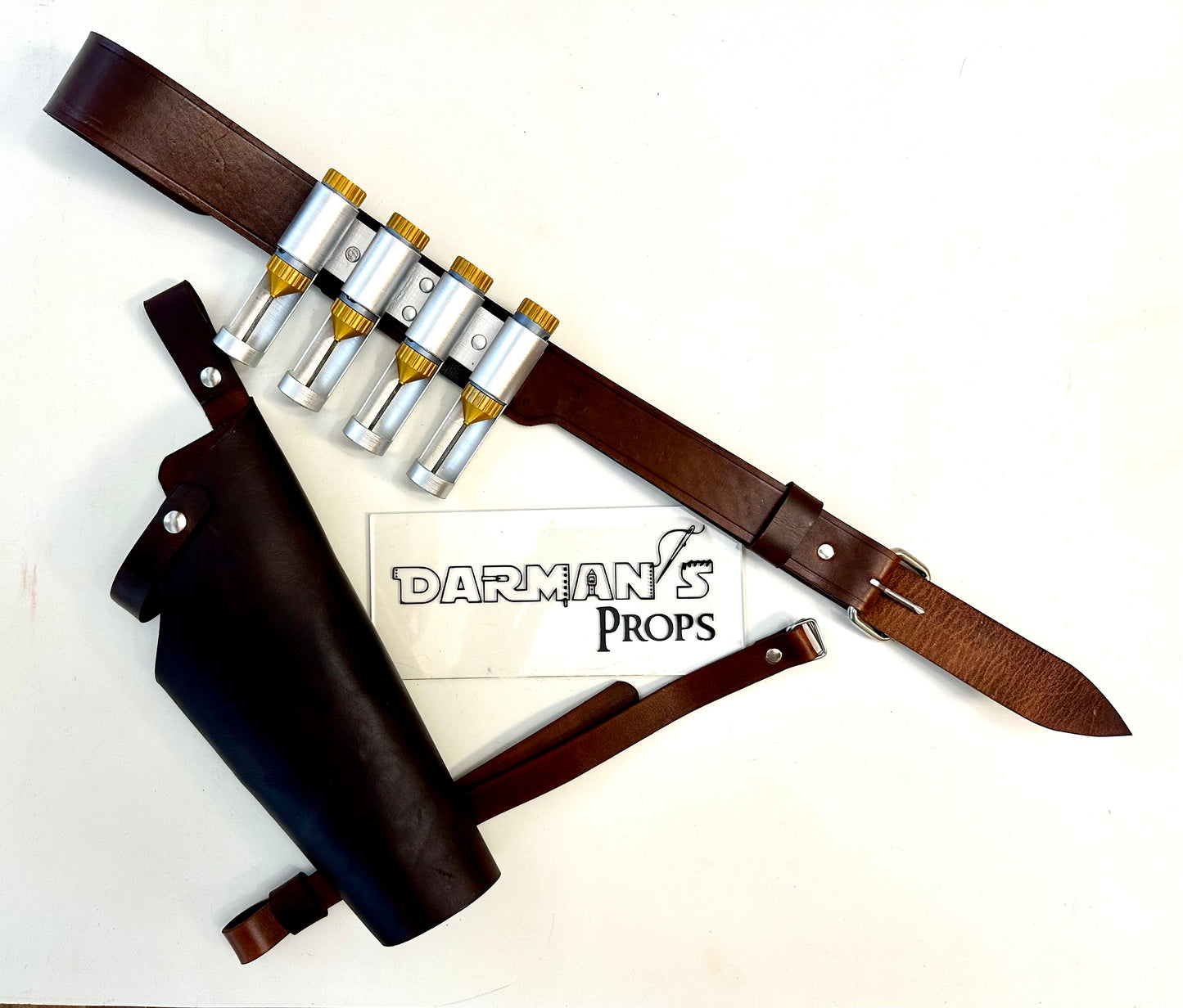 Lucy Vault-Tec Tranquilizer prop Holster and belt From Fallout Wedding dress Bandolier as well