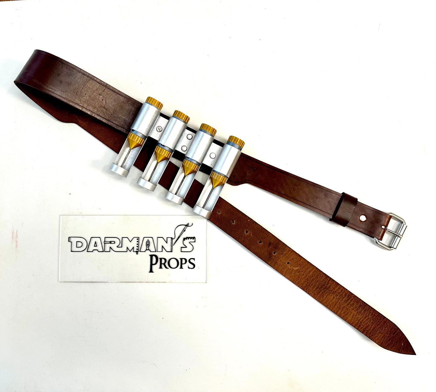 Lucy Vault-Tec Tranquilizer prop Holster and belt From Fallout Wedding dress Bandolier as well