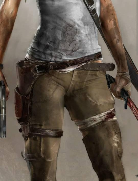 Lara Croft Belt and holster - Style 2