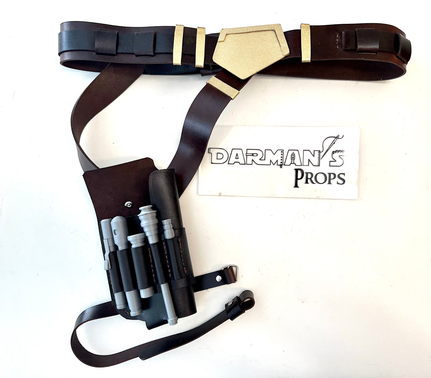 Cassian Andor Belt, Bryar Holster, and Tool set holder Rig from Andor Series