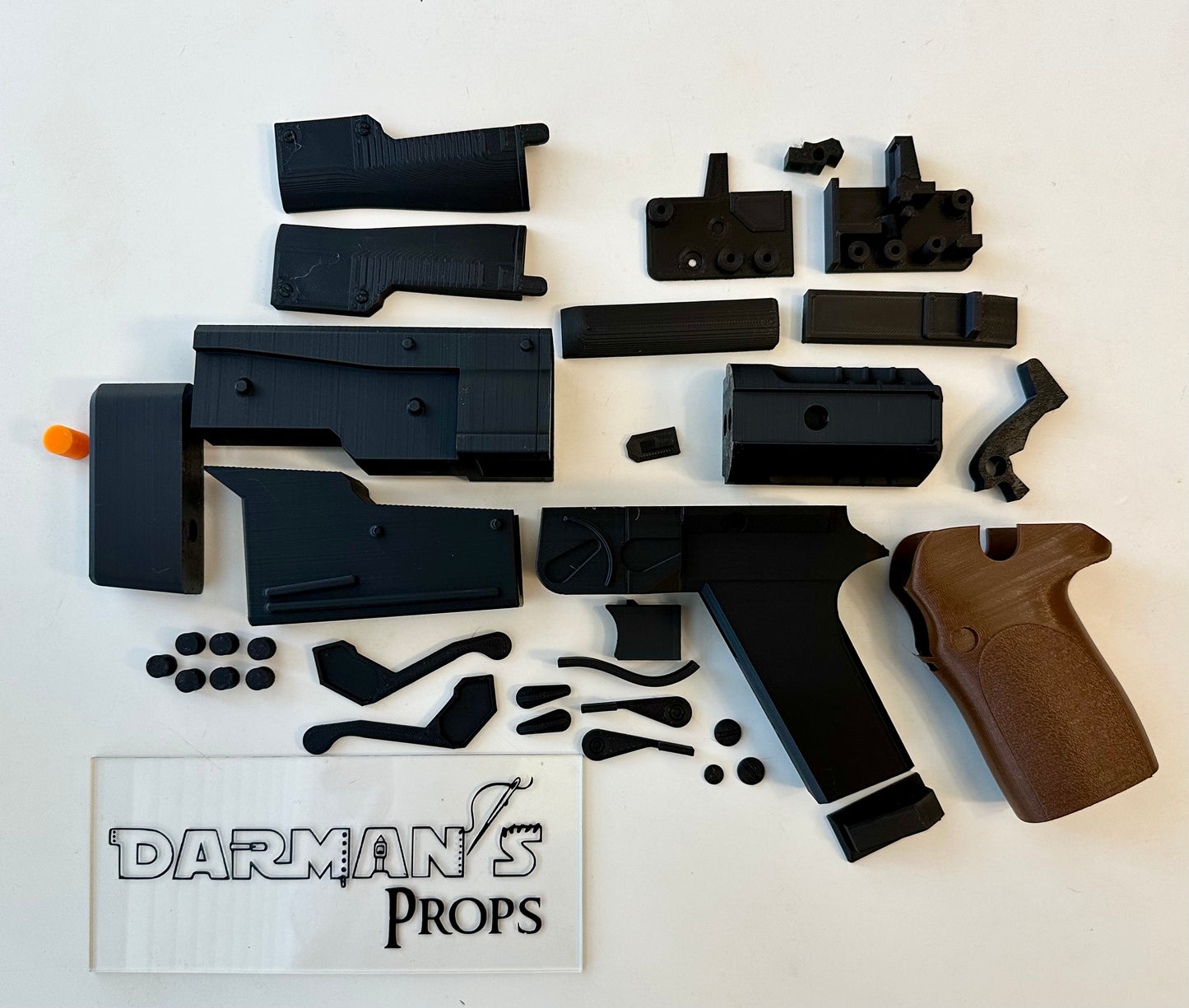 Fallout 10mm pistol gun Single drop leg holster version 2