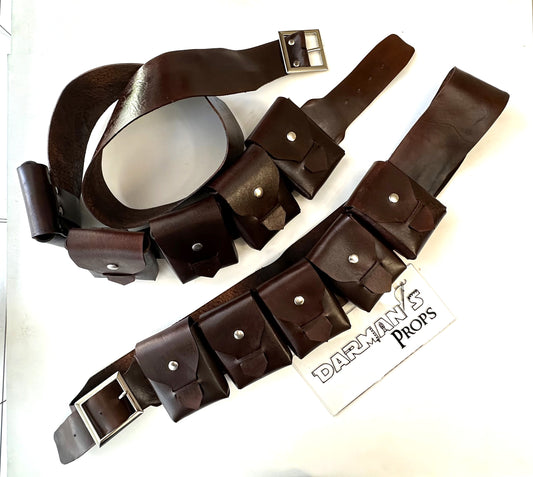 Sharad Hett Tuskin Raider Double Bandolier Set and Waist Belt