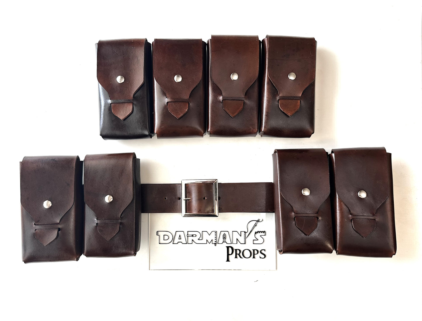 Sharad Hett Tuskin Raider Double Bandolier Set and Waist Belt