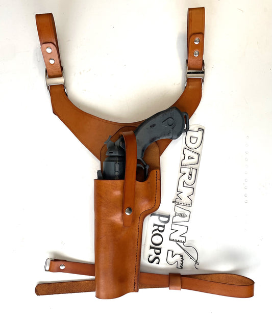 FS-21 Blaster Pistol Holster Y Drop W/ Keepers and Cylinders Holder