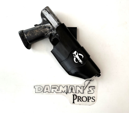 Westar 35 Mandalorian Cross Draw Holster w/ Mythosaur Skull Stamp