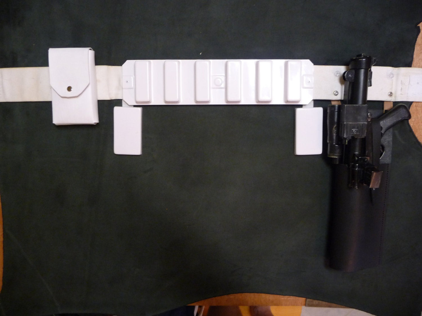 Stormtrooper brass binders pouch in White, also great for trading card, cell phone