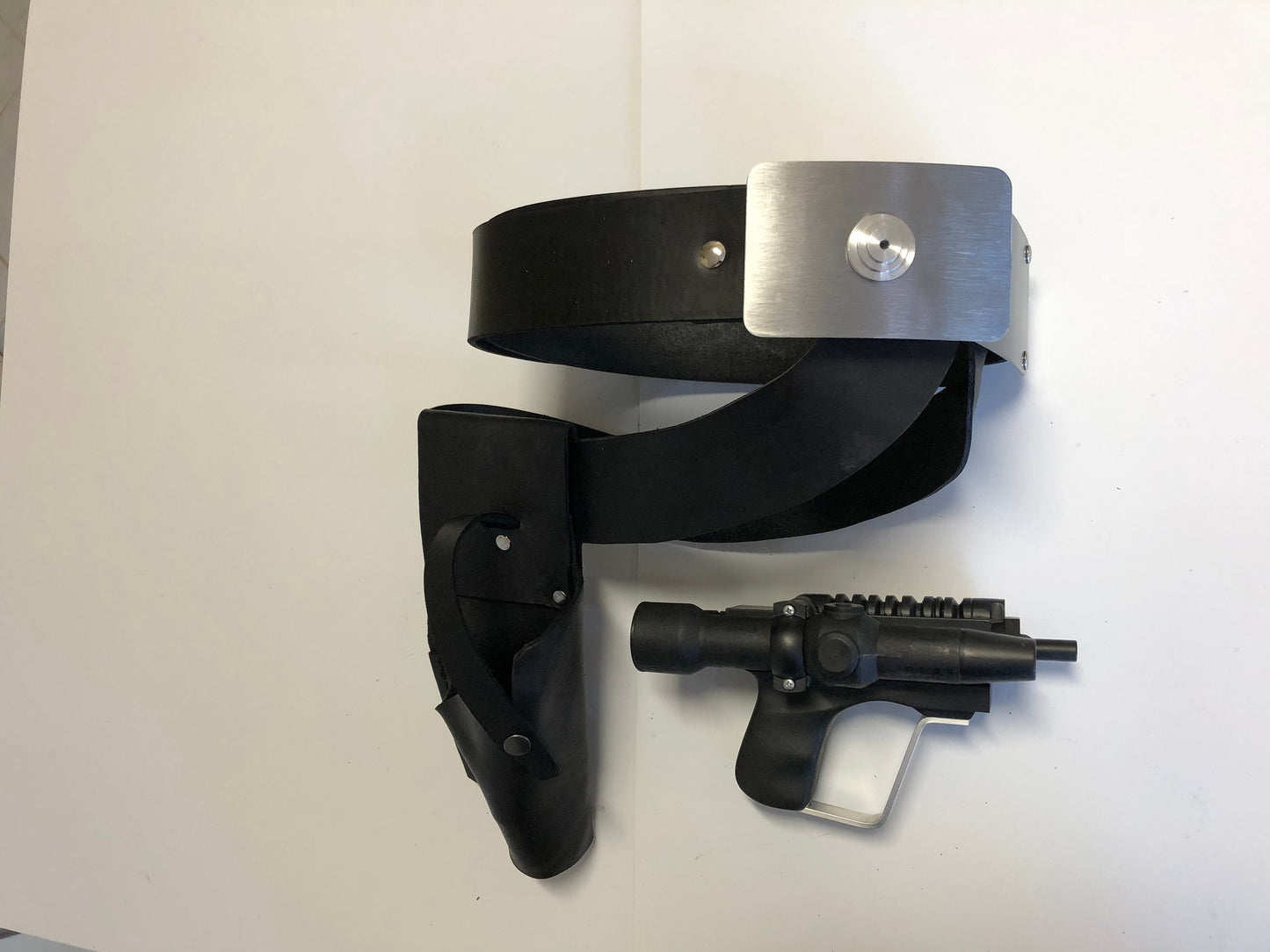 Biker Scout Pistol Belt Rig w/ Holster Baron Fel Style