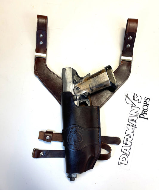 Westar 35 Mandalorian Y Drop w/ Keeper Holster w/ Mythosaur Skull Stamp