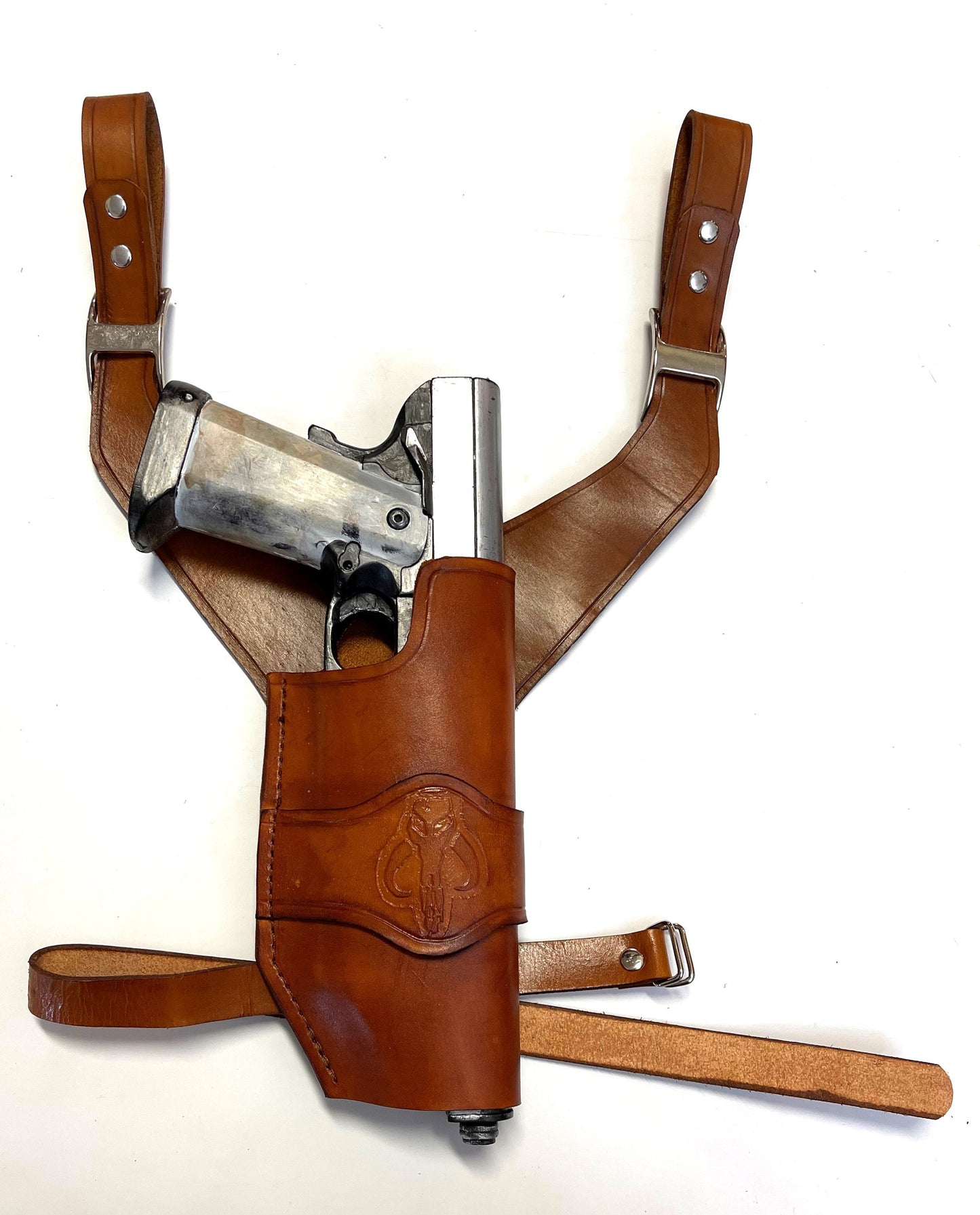 Westar 35 Mandalorian Y Drop w/ Keeper Holster w/ Mythosaur Skull Stamp