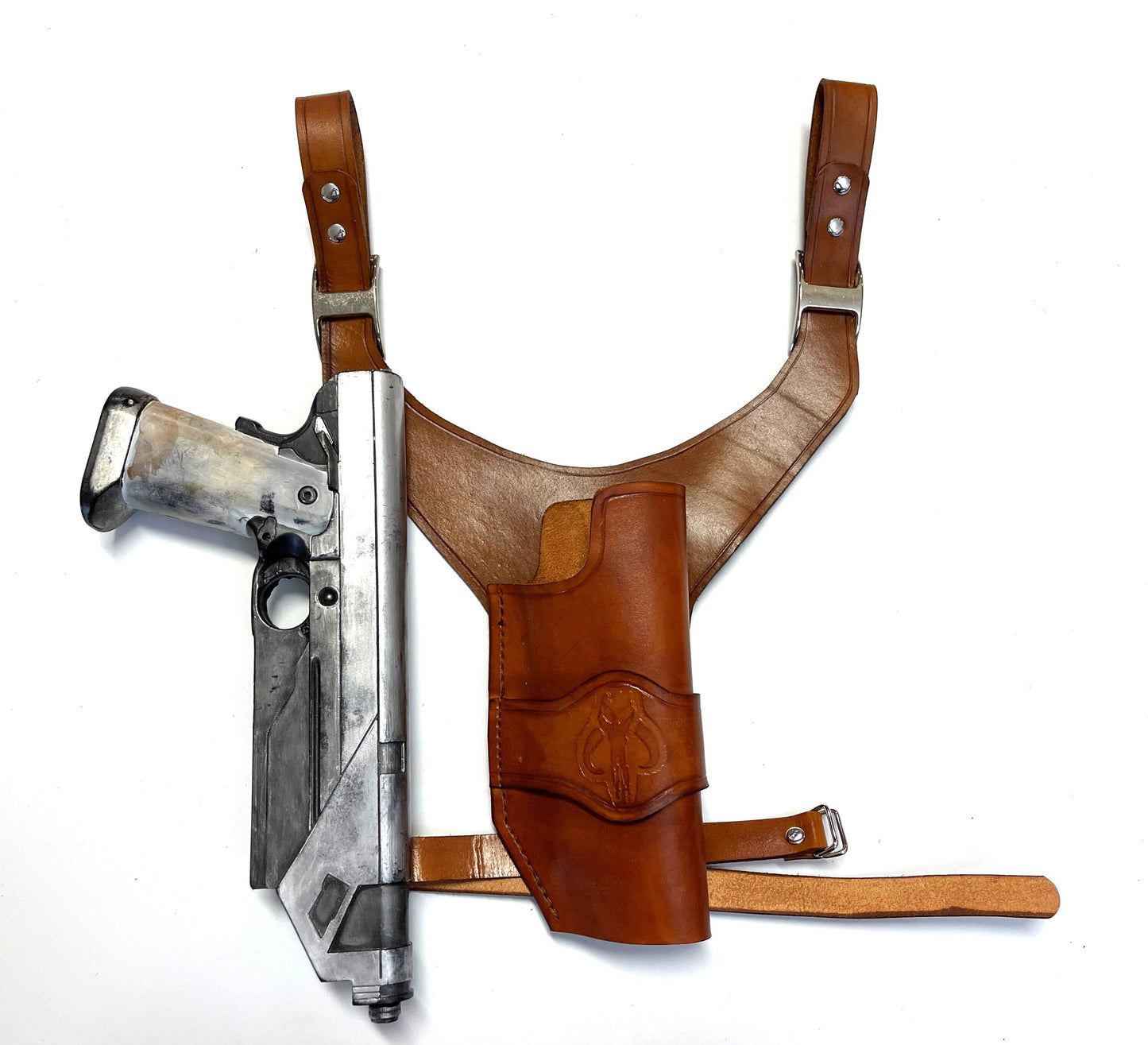 Westar 35 Mandalorian Y Drop w/ Keeper Holster w/ Mythosaur Skull Stamp