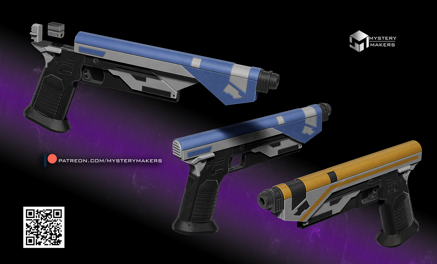 Sabine Wren Westar 35 Blaster Prop set of 2