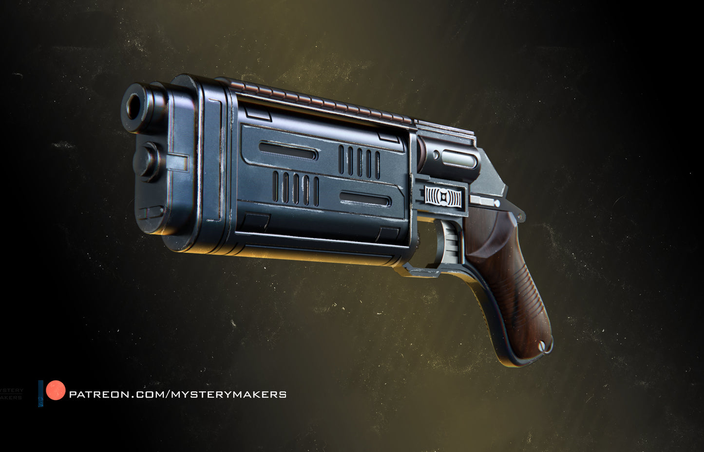 Cassian Andor MW-20 Bryar Blaster Prop