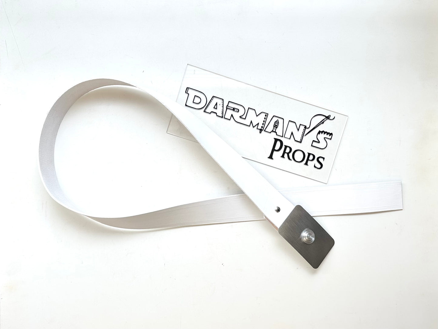 White ISB Agent or Imperial Officer Belt and buckle - Andor Version