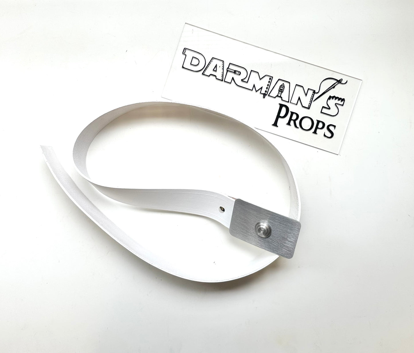 White ISB Agent or Imperial Officer Belt and buckle - Andor Version