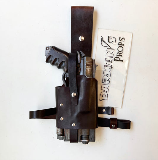 Fallout 10mm pistol gun Single drop leg holster for the Munetoshi Con/ Amazon version