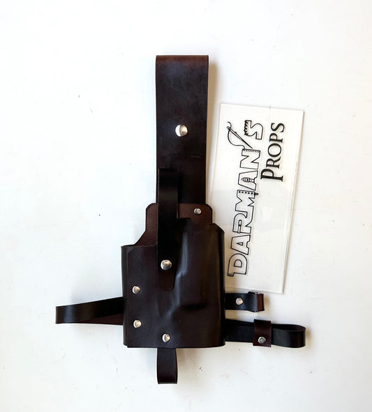 Fallout 10mm pistol gun Single drop leg holster for the Munetoshi Con/ Amazon version