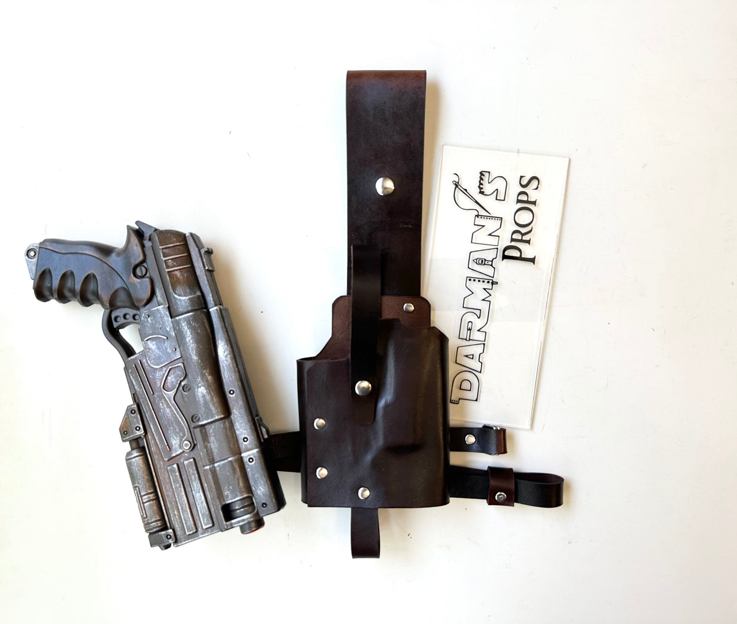 Fallout 10mm pistol gun Single drop leg holster for the Munetoshi Con/ Amazon version