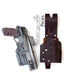 Fallout 10mm pistol with attachments Single drop leg holster