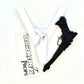 Imperial Armored Commando Captain / Commander pistol Holster Y Drop in White from The Mandalorian