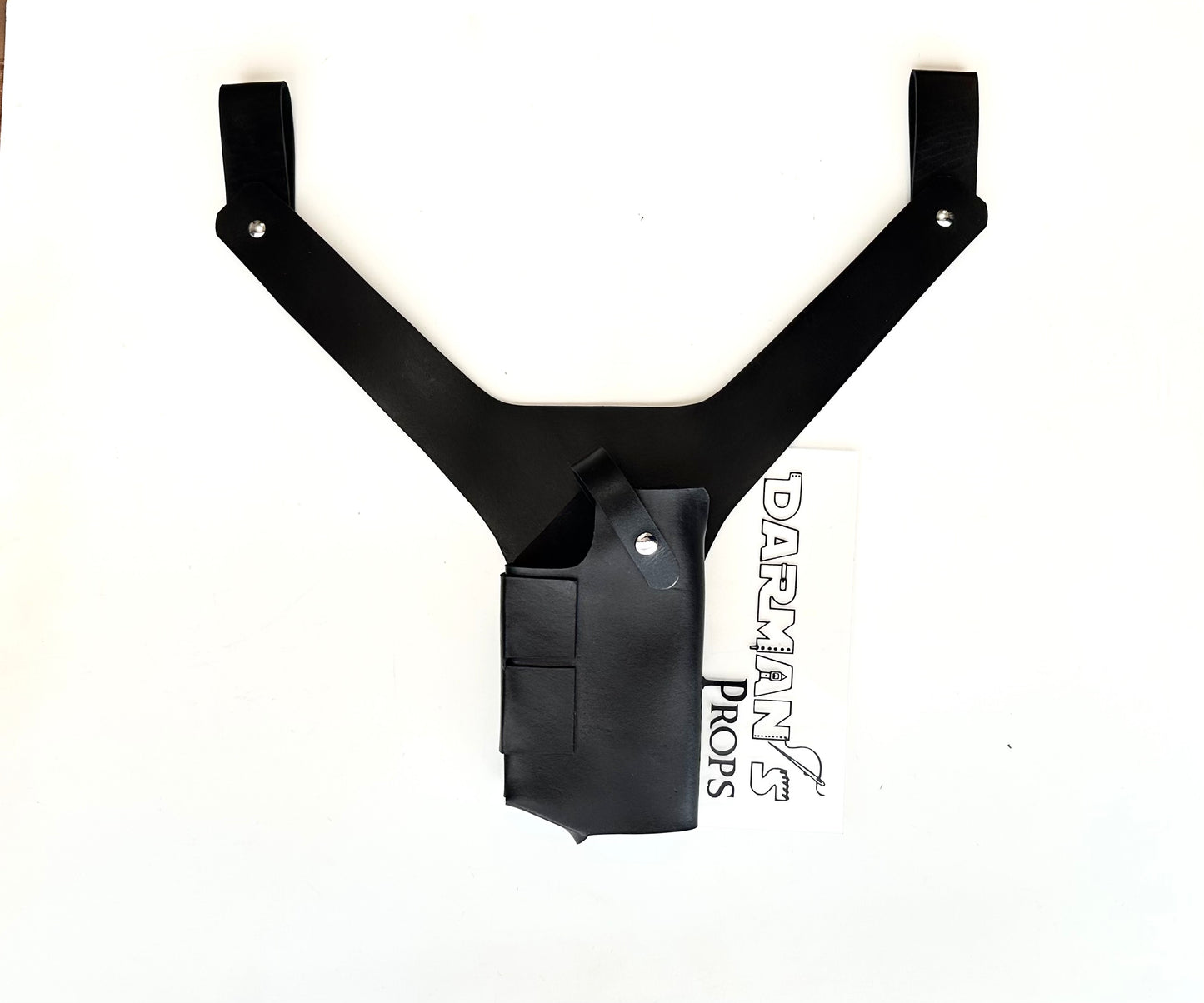 Imperial Armored Commando pistol Holster Y Drop in White from The Mandalorian