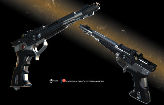 Mandalorian Imperial Commando Heavy Blaster Prop