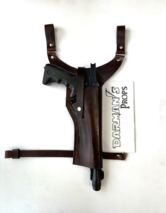 Mandalorian Imperial Commando Heavy Blaster pistol Y Drop Holster