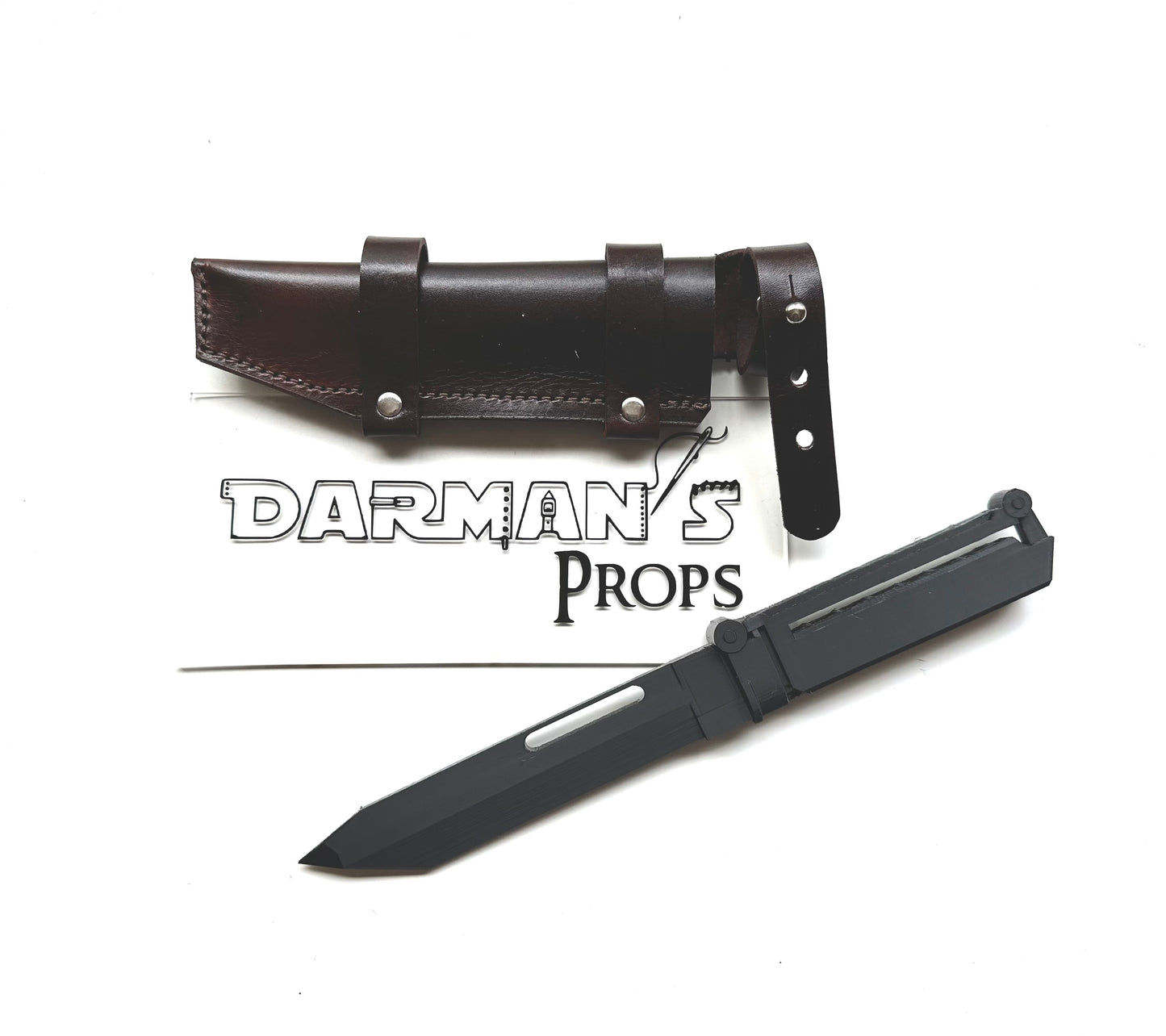 Mandalorian Horizonal style Vibro Blade Knife Sheath Holder Pouch