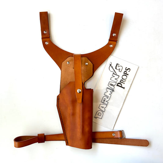 Naboo Security S-5 Heavy Blaster Pistol Y Drop style holster