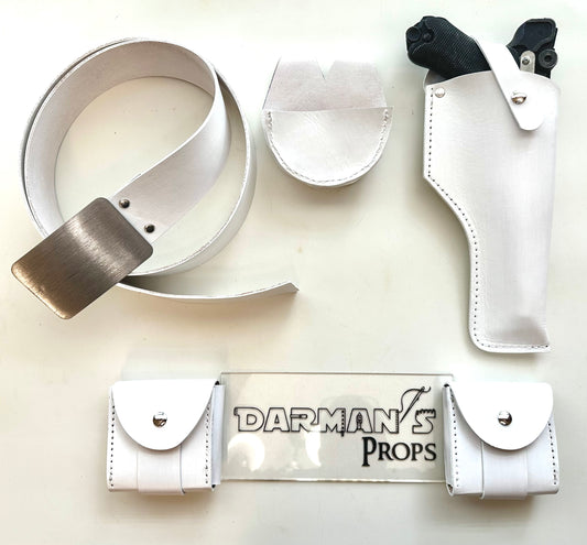 New Republic Fleet officer belt, holster, and pouches rig set White