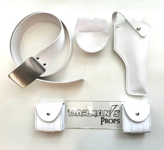 New Republic Fleet officer belt, holster, and pouches rig set White
