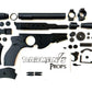 Old republic Mandalorian Holster and blaster