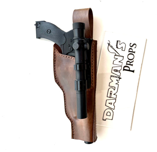 Old republic Mandalorian Holster and blaster