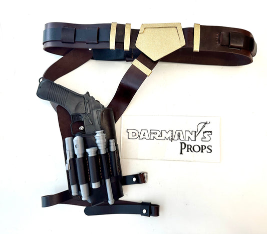 Cassian Andor Belt, Bryar Holster,  and Tool set holder Rig from Andor Series