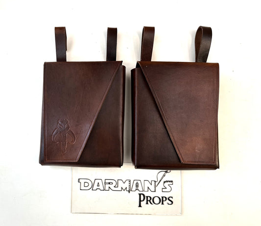 Set of Mandalorian Boba Fett Hip Pouches