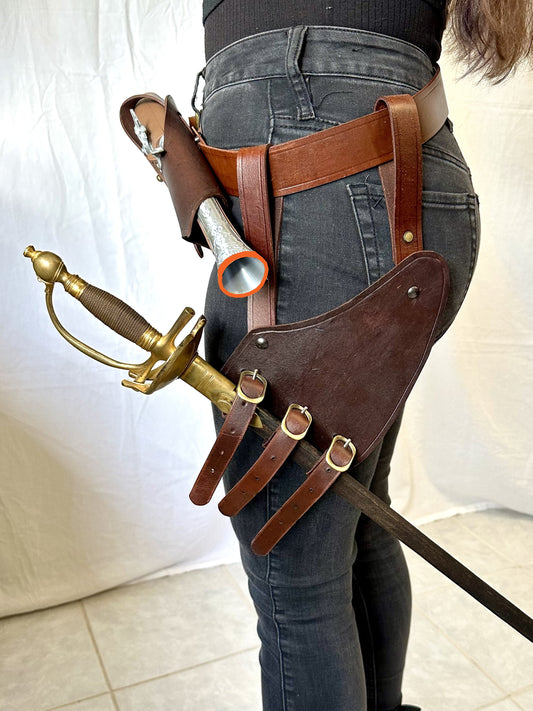 Pirate Cutlass Sword Scabbard holder
