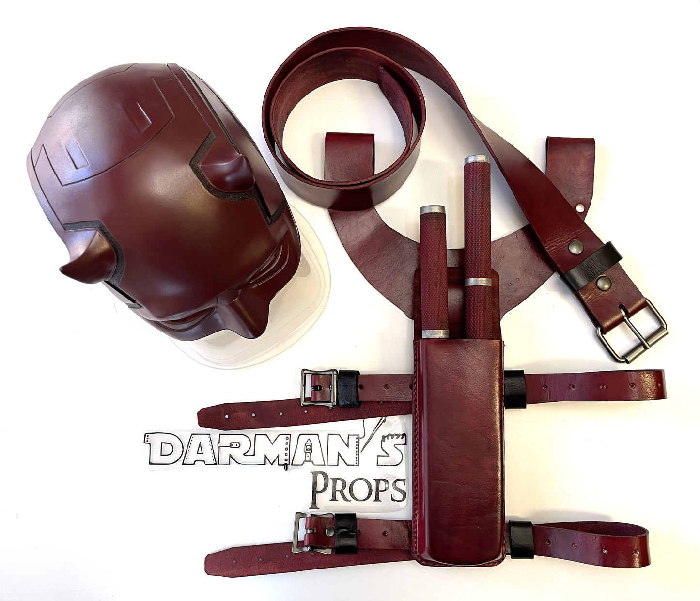 Daredevil Belt and Billy Club Y drop pouch set
