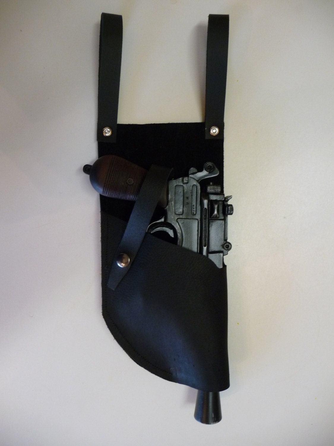 DL-44 Mauser / Merr Sonn Power 5 style HOLSTER in black 4 oz.