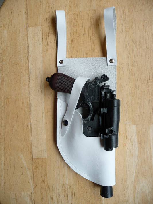 DL-44 w/ side mount scope Holster in 4 oz. white