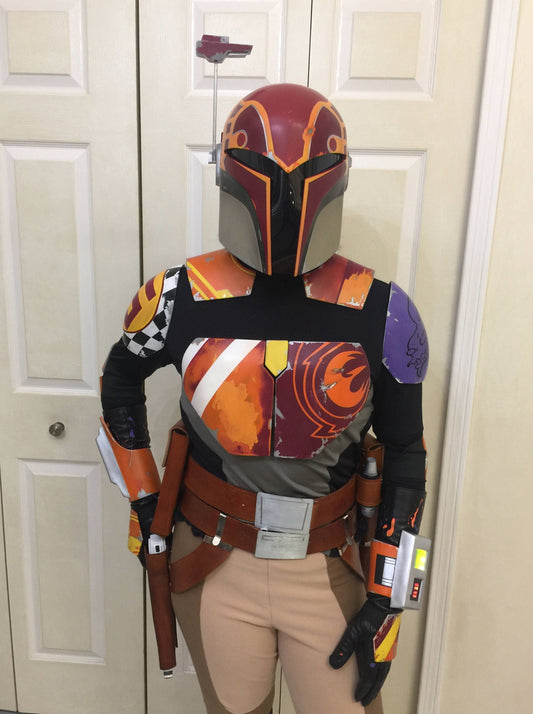 Sabine Wren Belt, comm, and 5 pouch rig