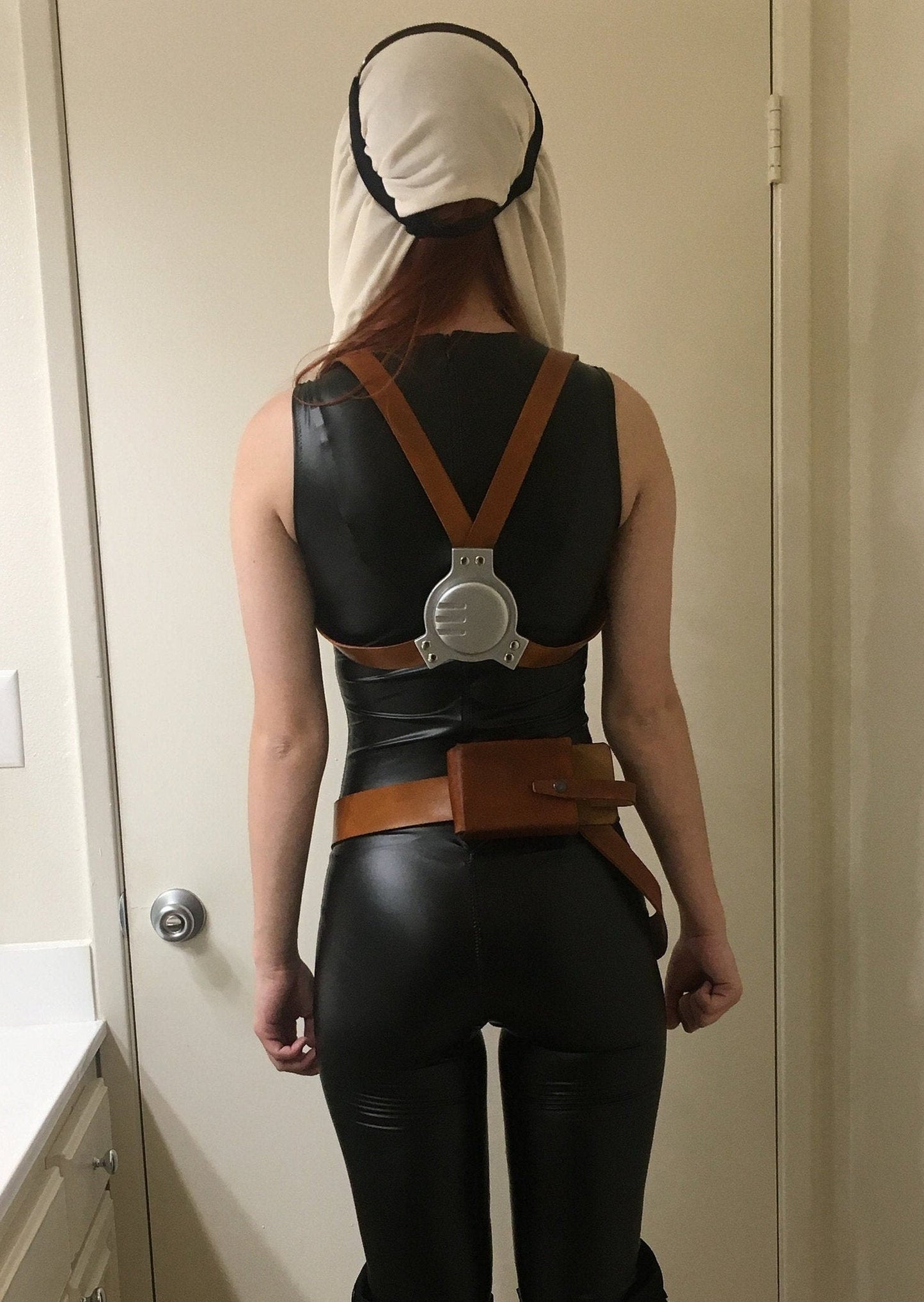 Mara Jade Belt, Rear Holdout holster Rig with Matching arm bands and Harness Set