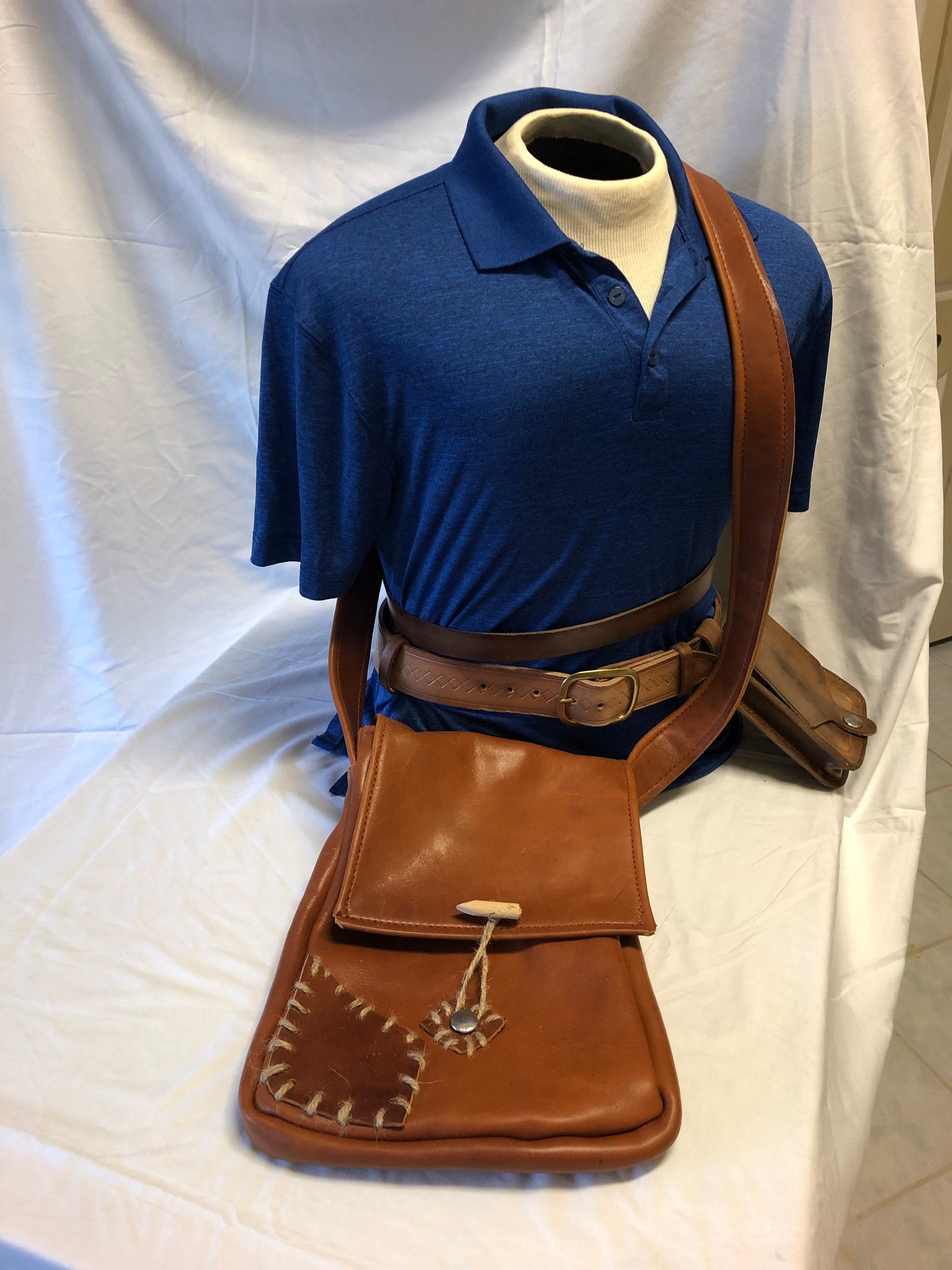 Flynn Rider Satchel, Belts, and side pouch