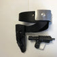 Biker Scout Pistol Belt Rig w/ Holster Baron Fel Style