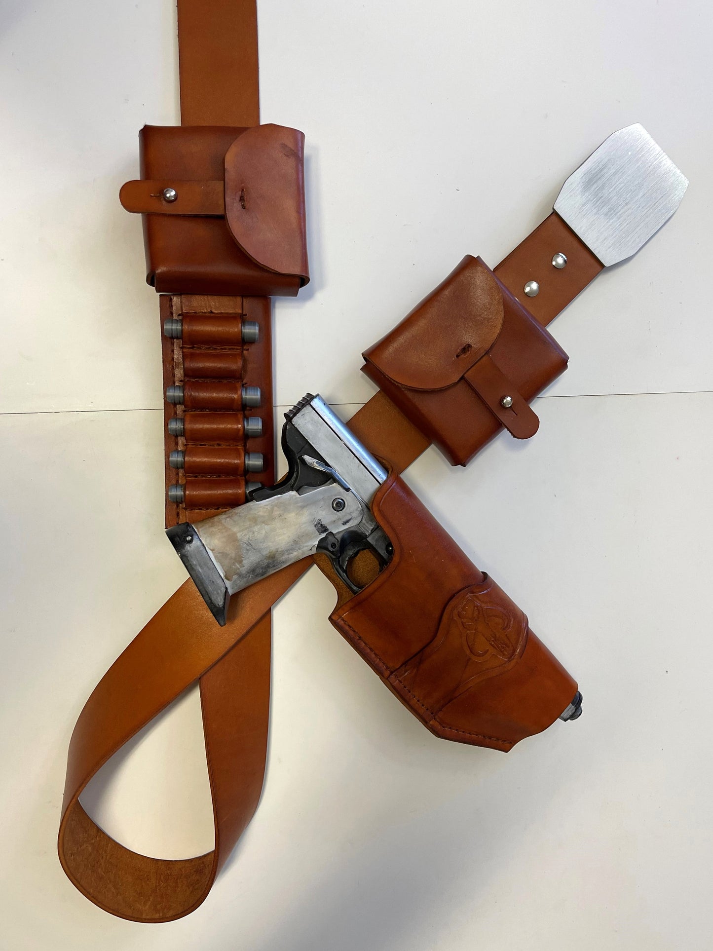 Westar 35 Mandalorian Belt Holster and 2 pouch rig