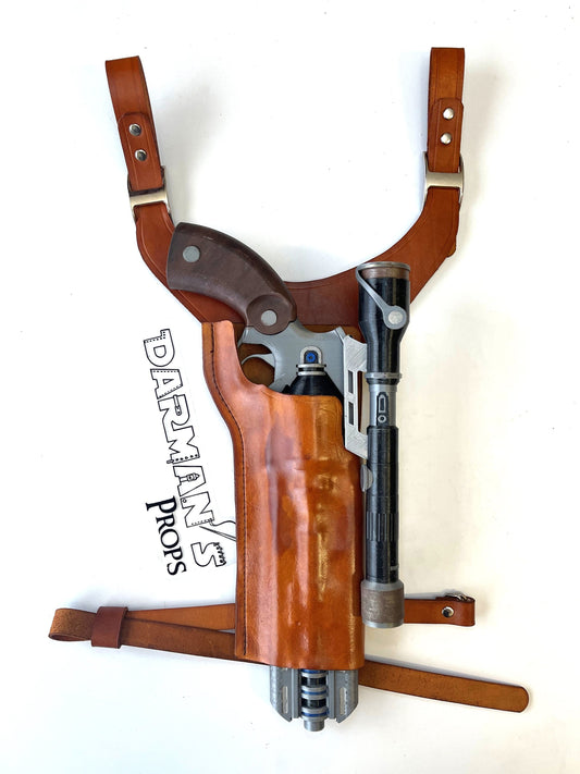 Knights Of The Old Republic Mandalorian Smuggler Blaster Holster w/keeper