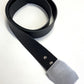 Belt with a Mandalorian style Buckle in brown or Black