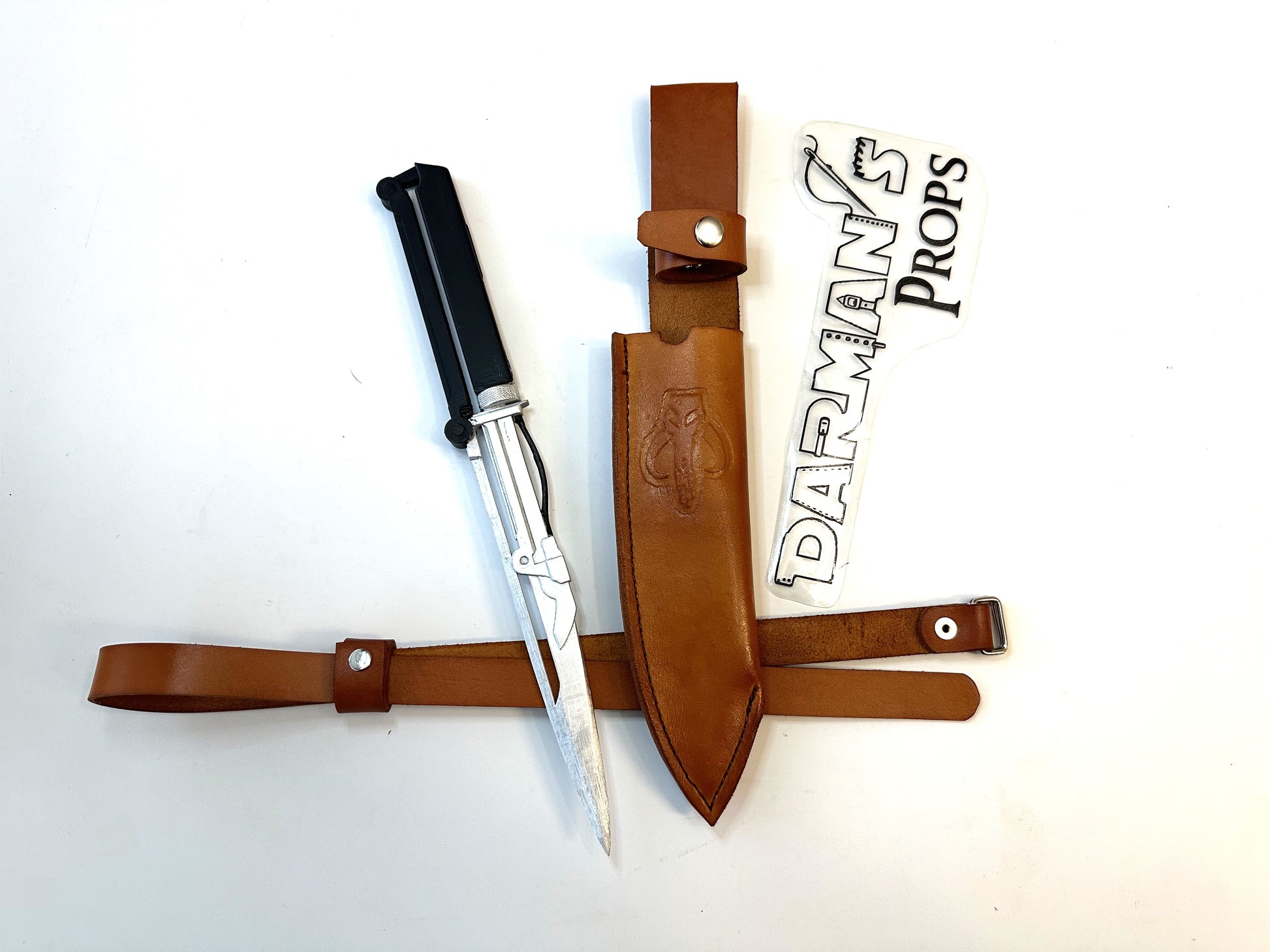 Mandalorian Vibro Blade Knife Sheath Holder Pouch – darmansprops